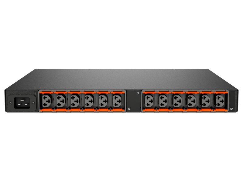 Vertiv Geist VP7U21A0 Switched rPDU, 16A/20A, 100-240V, 12 C13/C19, Horizontal