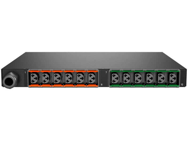 Vertiv VP7N31A1 Switched rPDU, 30A 208V, Horizontal, 12x C13/C19 Outlets