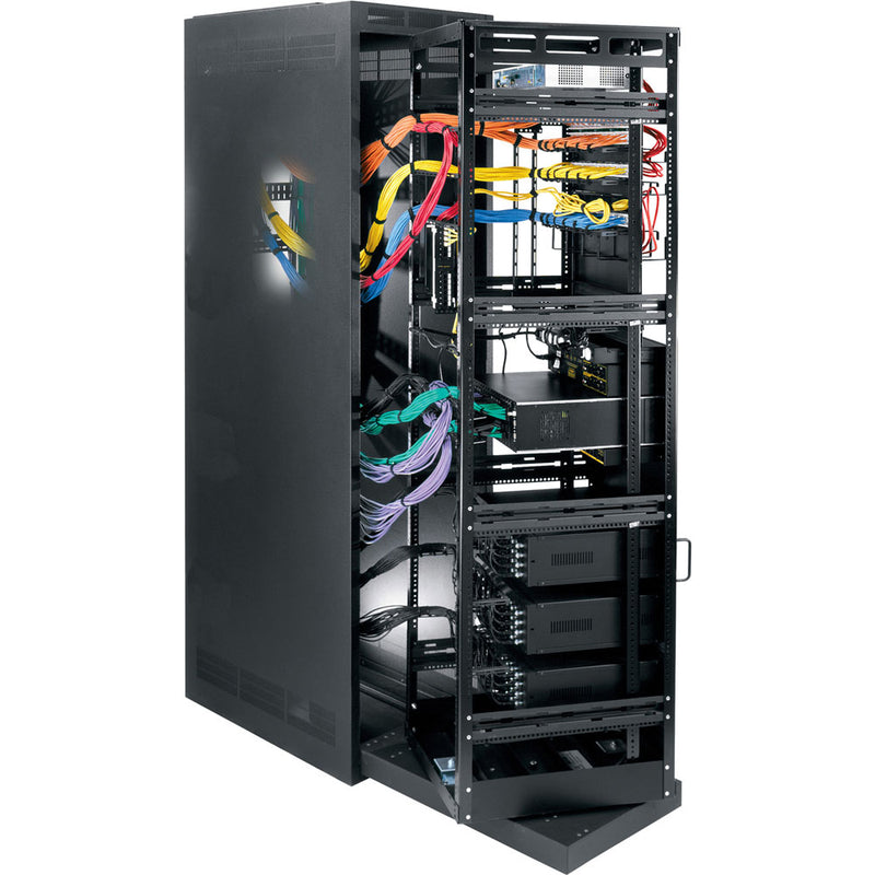 Middle Atlantic WR-37-42 Roll Out Rack - 37 RU Steel Enclosure for Easy Access Middle Atlantic