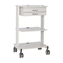 Eaton Tripp Lite Mobile Workstation Cart with Dual Drawers & Shelves, TAA