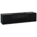 Salamander Designs Chicago Cabinet – For Sony Ultra-Short Throw 4K HDR Projector VPL-VZ1000ES – Black Oak with Grass Texture Doors, Solid Surface Top (X/SNY245CH/BO)