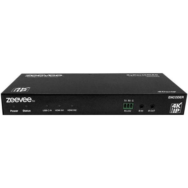 ZyPerUHD60  Dante Enabled 3x1 Switching Encoder (Dual HDMI and USB-C) ZEEVEE