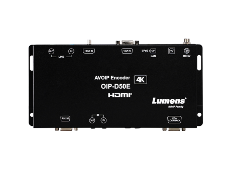 Lumens OIP-D50E - 1G 4K AVoIP Encoder LUMENS