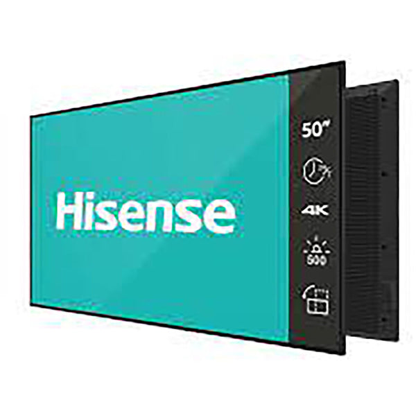 50 4K UHD Digital Signage Display - 18/7 Operation HISPRO