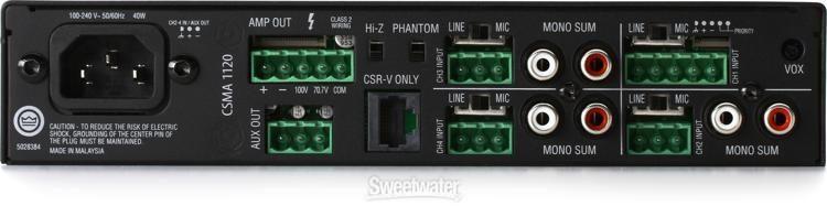 JBL CSMA 120W Mixer Amp, 4 Input Channels, 1 Output Channel JBL
