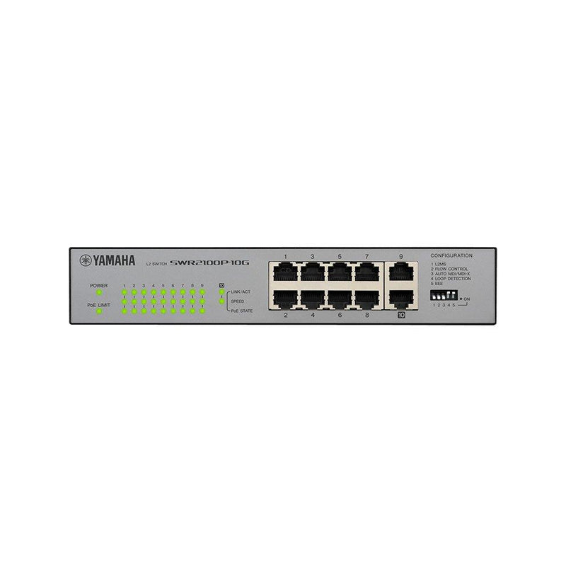 Yamaha 10-port Simple L2 Network Switch with PoE Yamaha