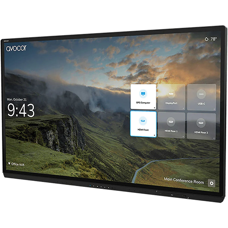 Avocor AVG-8560 | 85" 4K 3840x2160 LCD Interactive Touch Display 16/7 Avocor