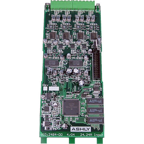 Ashly  NE24.24M INPUT | 4-Input Card for NE24.24M Protea DSP Audio Matrix Processor (Boxed) Ashly