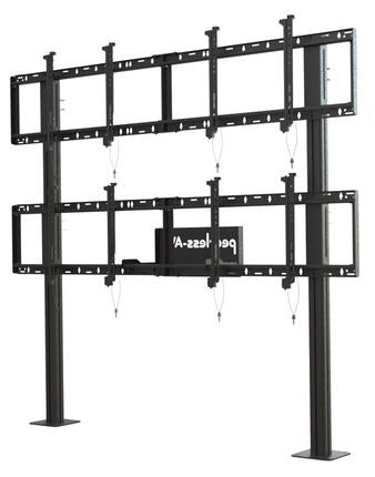 Peerless Modular Video Wall Pedestal Mount 2x2 Configuration for 46'' to 60'' Displays PEERLESS