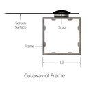 Da-Light | Da-Snap Projection Screen Da_Lite