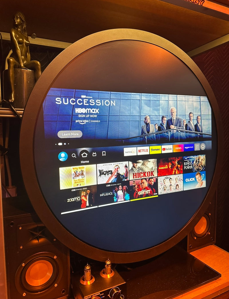 Round and Stretched LCD Video Displays - World's First Round Shape LCD Smart TV Nova Vision