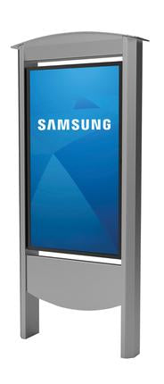 Peerless-AV | 55" Outdoor Smart City Kiosk Designed for Samsung OHF Displays PEERLESS