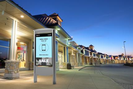 Peerless-AV | Outdoor Smart City Kiosks with 49" XtremeTM High Bright Outdoor Display PEERLESS