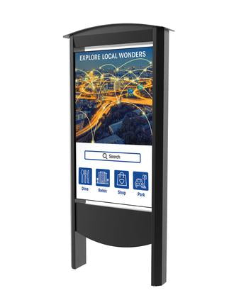 Peerless-AV | 55" Outdoor Smart City Kiosk Designed for Samsung OHF Displays PEERLESS