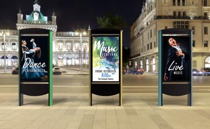 Peerless-AV | 55" Outdoor Smart City Kiosk Designed for Samsung OHF Displays PEERLESS