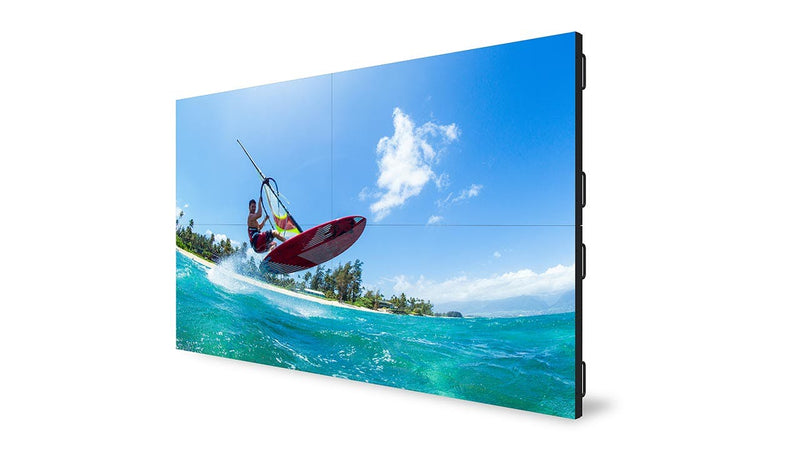 Christie FHD554-XZ-R | 55” FHD 500 nit sub-1mm bezel LCD video wall panel with remote power. CHRISTIE