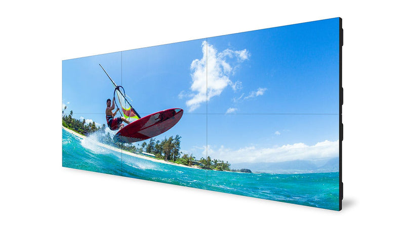 Christie FHD554-XZ-R | 55” FHD 500 nit sub-1mm bezel LCD video wall panel with remote power. CHRISTIE