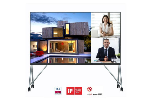 LG | 130” All-in-one DVLED LAAF Series Signage that is TAA Compliant with HDR10 Support, SoC with webOS, Compatible with AV Control Systems LG