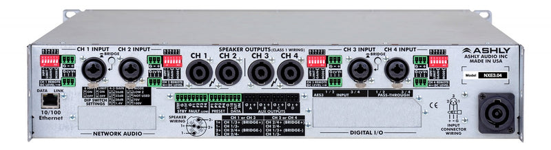 Ashly | nXe multi-mode Power Amplifier Ashly