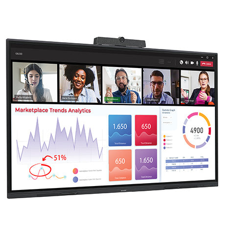 NEC PN-L752B | 75" Class AQUOS BOARD® NEC